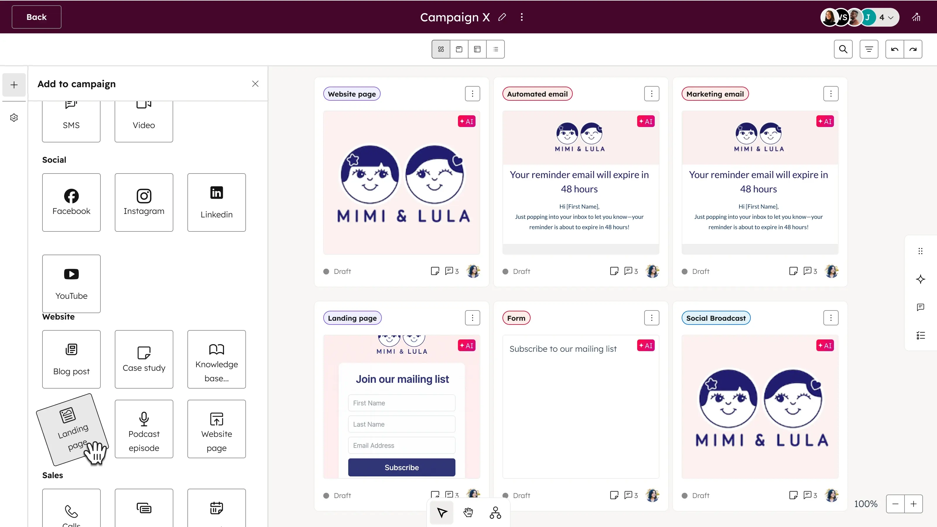 HubSpot product image